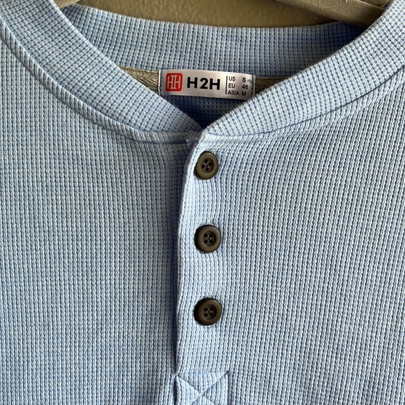 Long sleeve thermal Henley - Picture 2 of 4